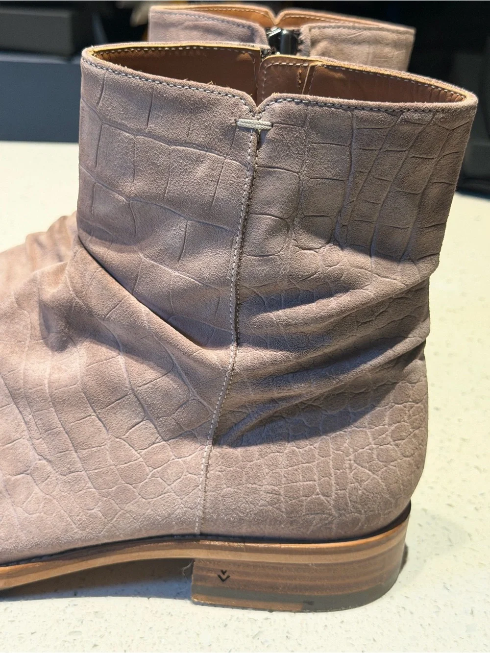 John Varvatos Morrison Suede Ankle Boots
